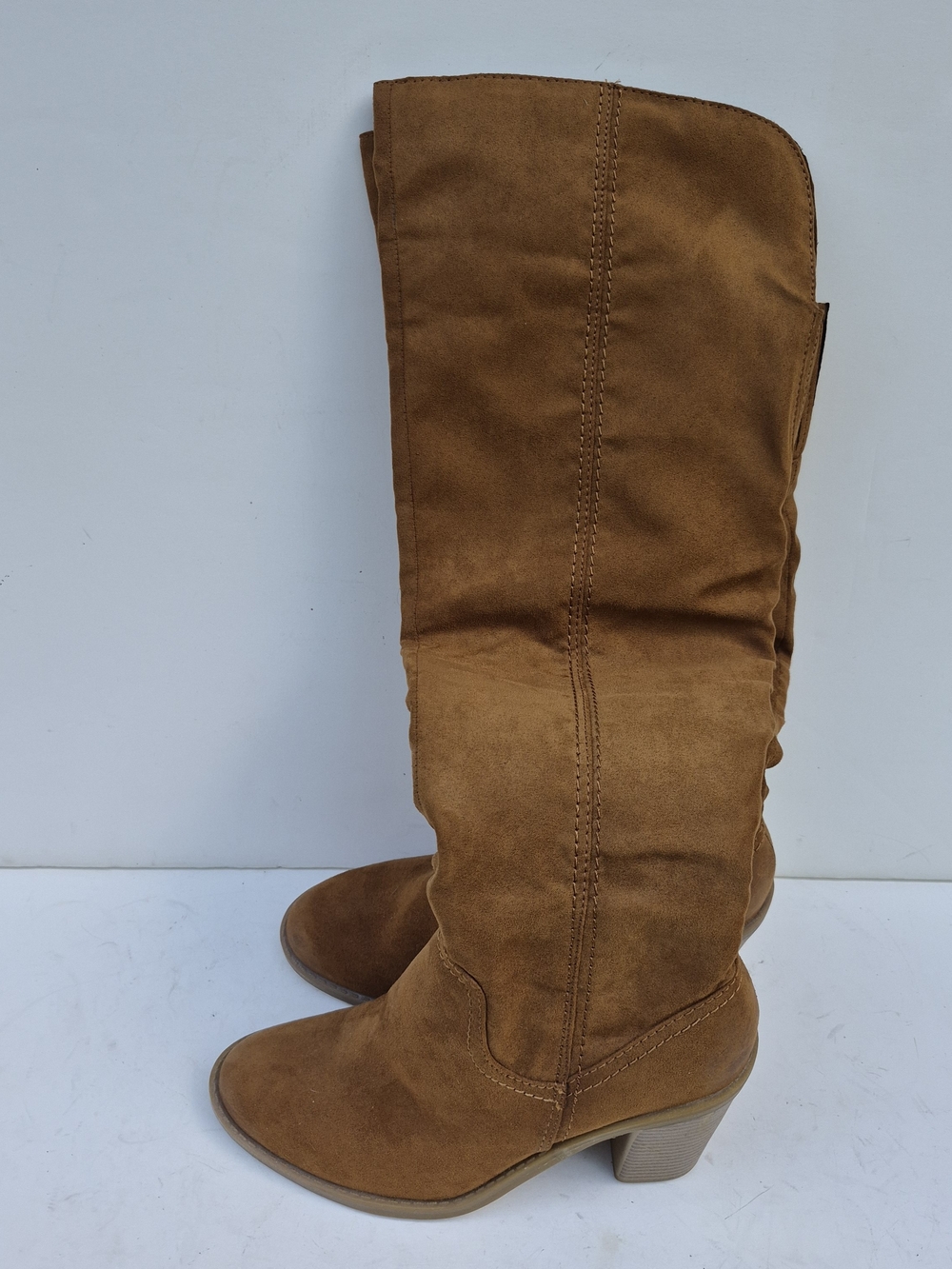 Dolce Vita Over-the-Knee Slouch Boot in Cognac Brown